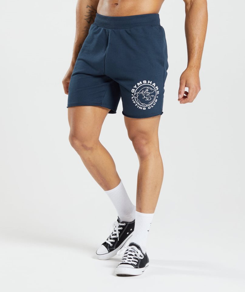 Men\'s Gymshark Legacy Shorts Navy | CA D7103A